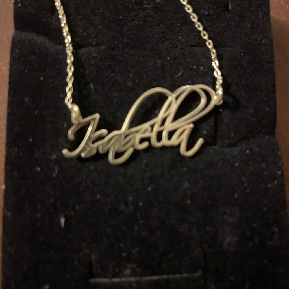 Isabella Name Necklace - Picture 2 of 4